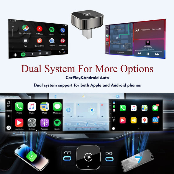 PlayMyDrive Wireless CarPlay & Android Auto Adapter